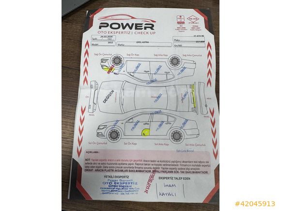 2012 ASTRA 1.3 6 İLERİ KREDİ KARTINA 12 TAKSİT