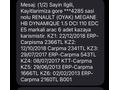 Sahibinden Değişensiz Temiz Renault Megane 1.5 dCi Dynamique 2012 Model 