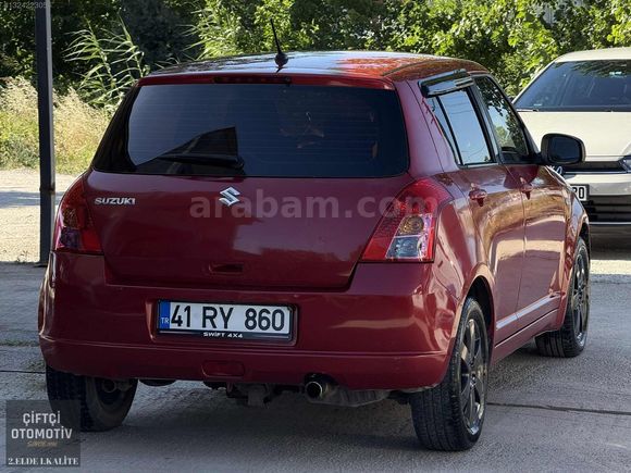 KIRMIZI...LPG'Lİ...GERİ GÖRÜŞ...2008 SUZUKİ SWİFT MT 4x4