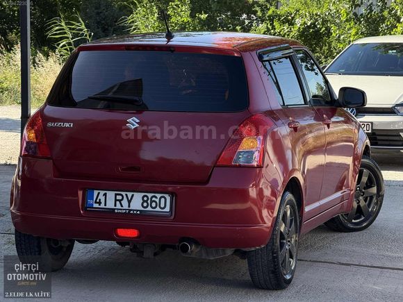 KIRMIZI...LPG'Lİ...GERİ GÖRÜŞ...2008 SUZUKİ SWİFT MT 4x4
