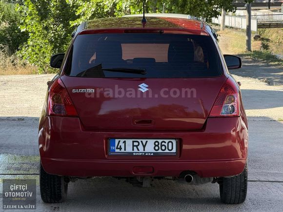 KIRMIZI...LPG'Lİ...GERİ GÖRÜŞ...2008 SUZUKİ SWİFT MT 4x4