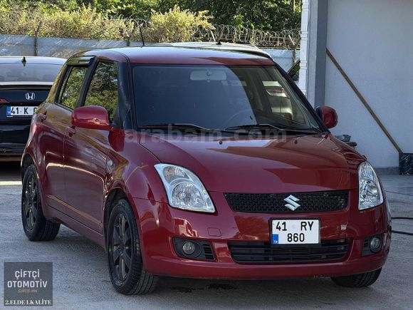 KIRMIZI...LPG'Lİ...GERİ GÖRÜŞ...2008 SUZUKİ SWİFT MT 4x4