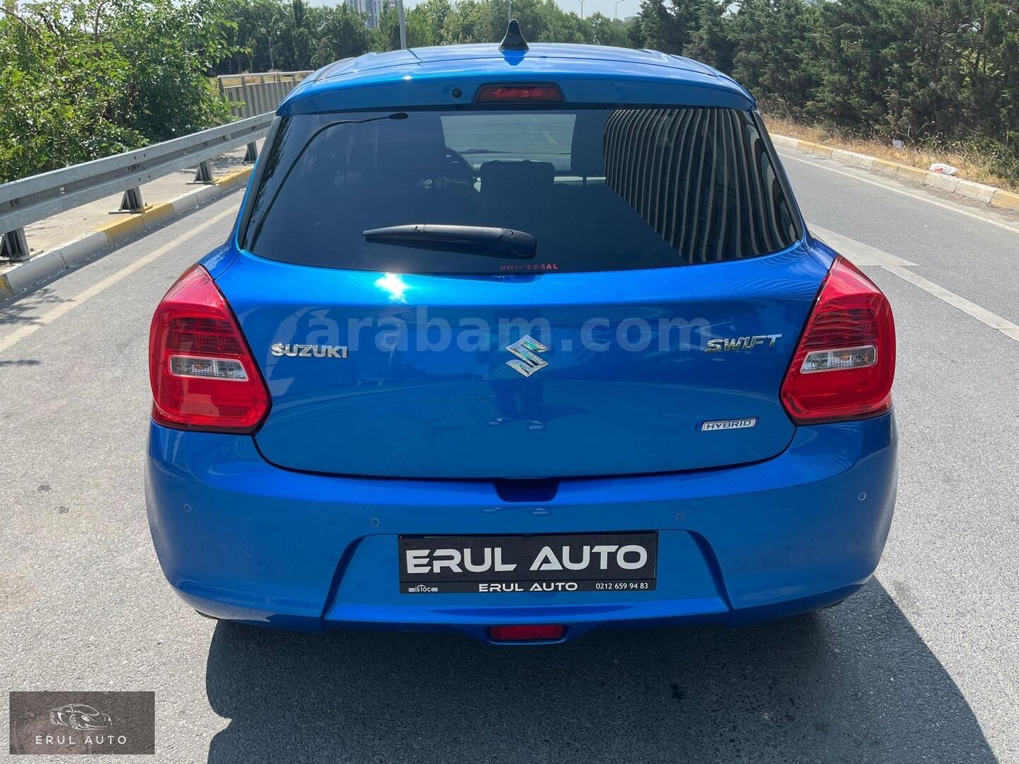 Galeriden Suzuki Swift 1.2 Hibrit GL Techno 2023 Model İstanbul 18.000 km Mavi 7