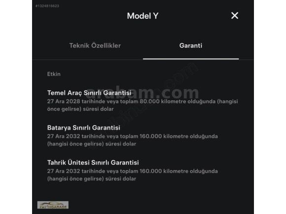 2024 TESLA MODEL Y RWD LEGACY 33500 KM.DE...