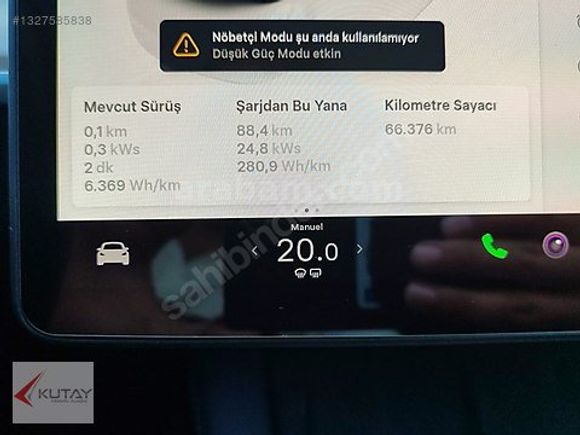 Kutay Bodrum'dan 2023 Tesla Model Y LONG RANGE 4X4 514 HP