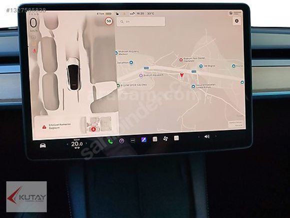 Kutay Bodrum'dan 2023 Tesla Model Y LONG RANGE 4X4 514 HP