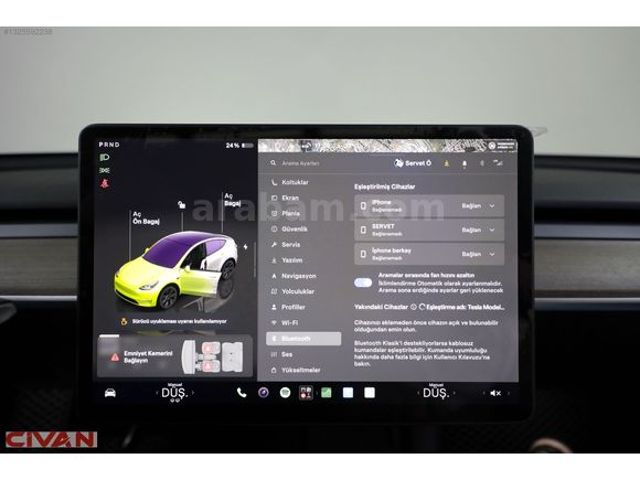 CİVAN 2024 TESLA MODEL Y RWD 218 HP-CAM TAVAN-ISITMA