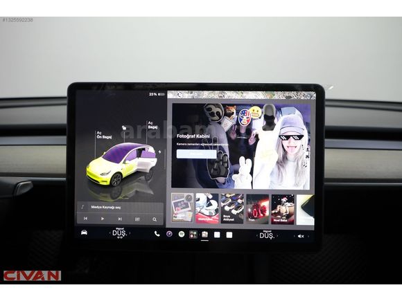 CİVAN 2024 TESLA MODEL Y RWD 218 HP-CAM TAVAN-ISITMA