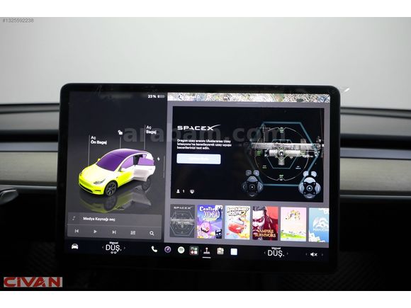 CİVAN 2024 TESLA MODEL Y RWD 218 HP-CAM TAVAN-ISITMA