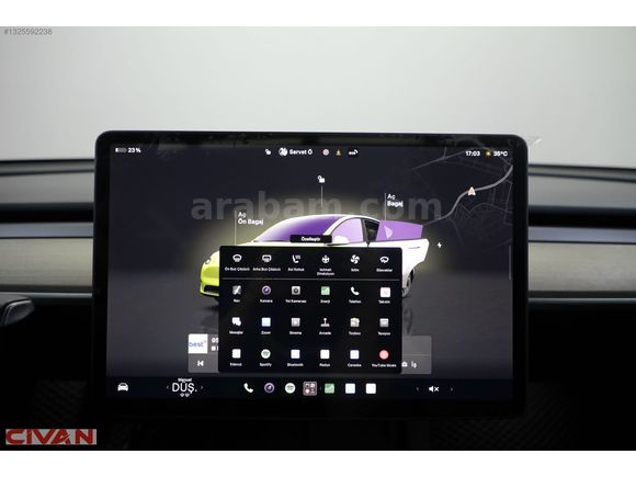 CİVAN 2024 TESLA MODEL Y RWD 218 HP-CAM TAVAN-ISITMA