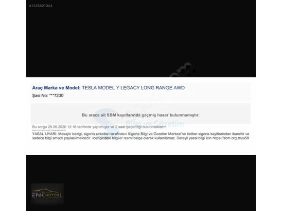ENK |2023+TESLA+LONG RANGE+OTOPİLOT+CAMTAVN+ISTMA+4X4+KREDİ+KART