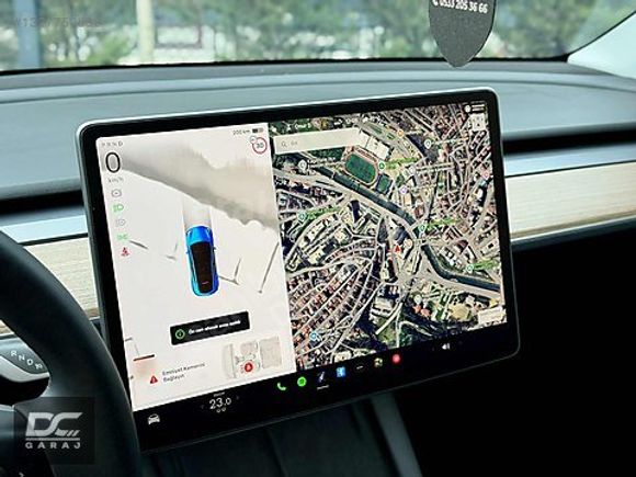 *DC GARAJ*TESLA MODEL Y/2024/33.000KM/DEEP BLUE/HATASIZ/BOYASIZ