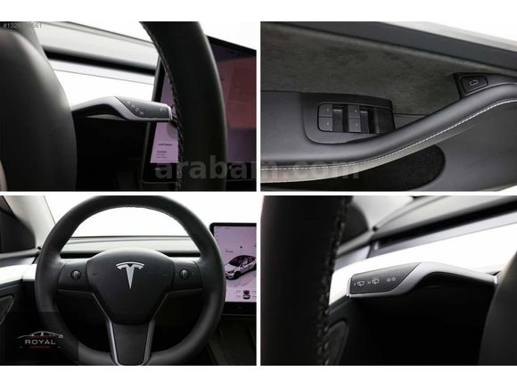 ROYAL GARAGE'DAN TESLA-LONG RANGE-İÇİ BEYAZ-20 JANT-HATASIZ