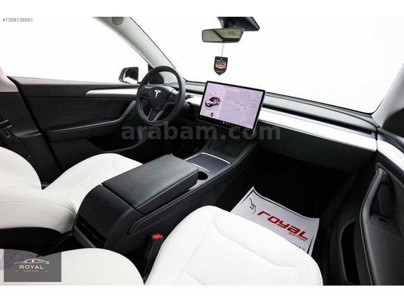 ROYAL GARAGE'DAN TESLA-LONG RANGE-İÇİ BEYAZ-20 JANT-HATASIZ