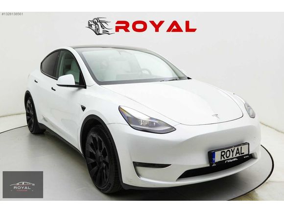 ROYAL GARAGE'DAN TESLA-LONG RANGE-İÇİ BEYAZ-20 JANT-HATASIZ