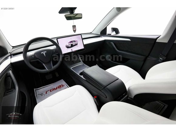 ROYAL GARAGE'DAN TESLA-LONG RANGE-İÇİ BEYAZ-20 JANT-HATASIZ