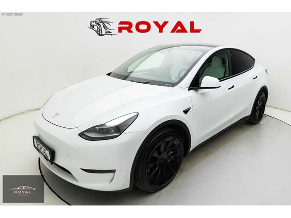ROYAL GARAGE'DAN TESLA-LONG RANGE-İÇİ BEYAZ-20 JANT-HATASIZ