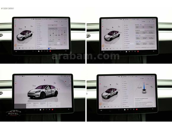 ROYAL GARAGE'DAN TESLA-LONG RANGE-İÇİ BEYAZ-20 JANT-HATASIZ