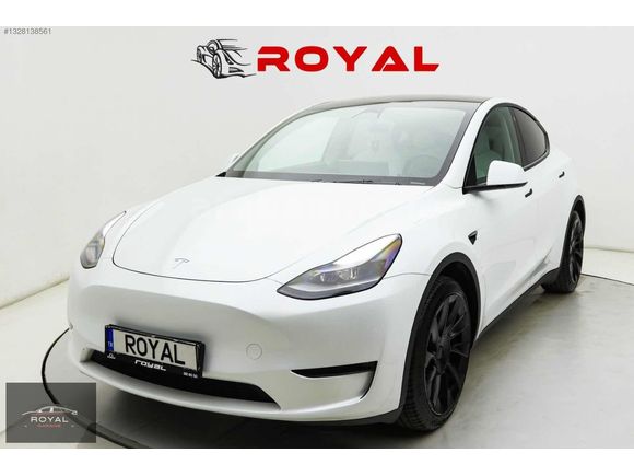 ROYAL GARAGE'DAN TESLA-LONG RANGE-İÇİ BEYAZ-20 JANT-HATASIZ