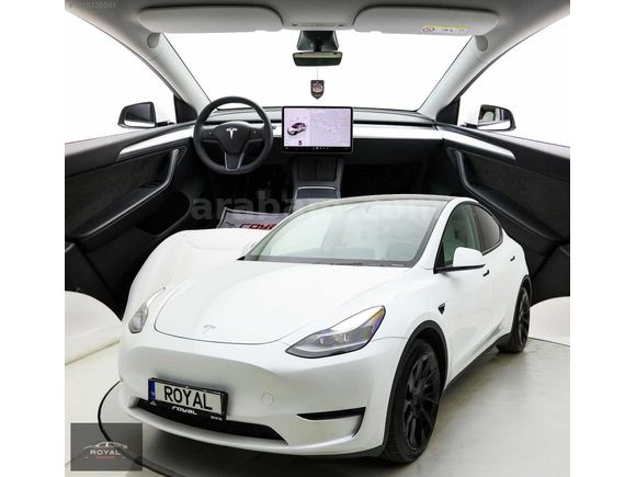 ROYAL GARAGE'DAN TESLA-LONG RANGE-İÇİ BEYAZ-20 JANT-HATASIZ
