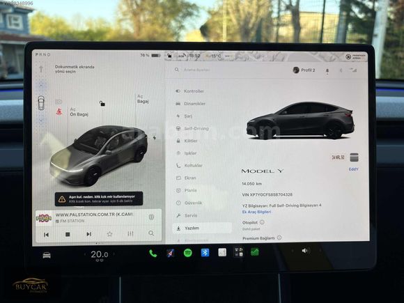 BUY CAR'DAN 2025 TESLA Model Y RWD JuniperHATASIZ K.K 12 TAKSİT