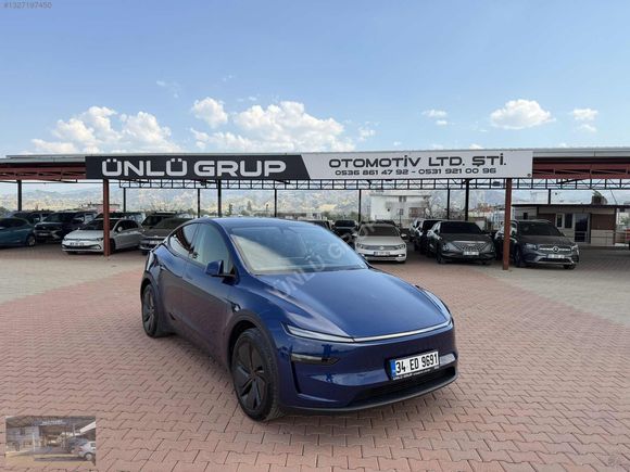 ÜNLÜ GRUP TAN 2025 TESLA MODEL Y JUNİPER PREMIUM HATASIZ