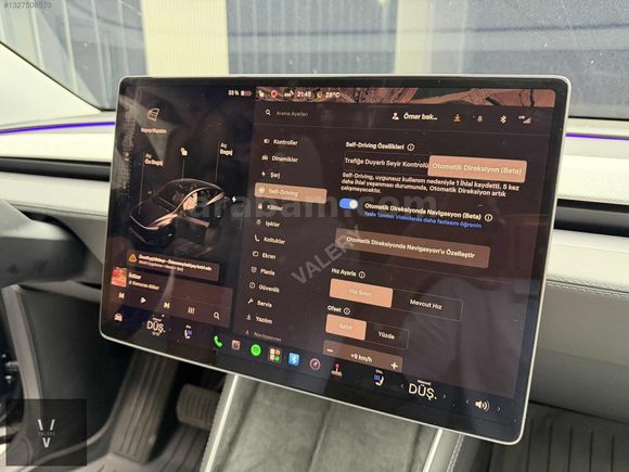 -VALERY- Boyasız 2025 16.000 Km Premium,İçi Beyaz,EAP OtoPilot