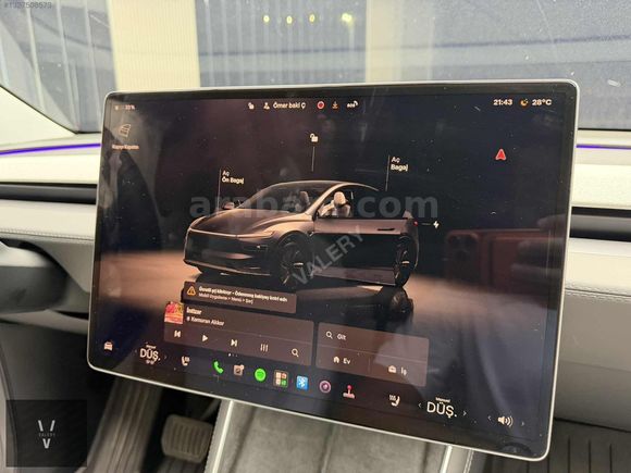 -VALERY- Boyasız 2025 16.000 Km Premium,İçi Beyaz,EAP OtoPilot