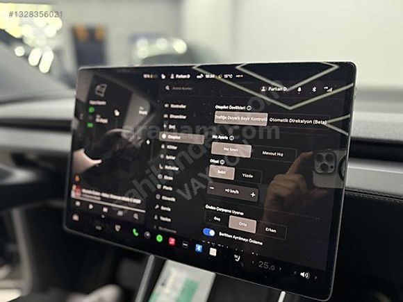 2025 TESLA RWD 9.800KM JUNİPER/CAM TAVAN/ARKA EKRAN/OTOPLOT/FULL