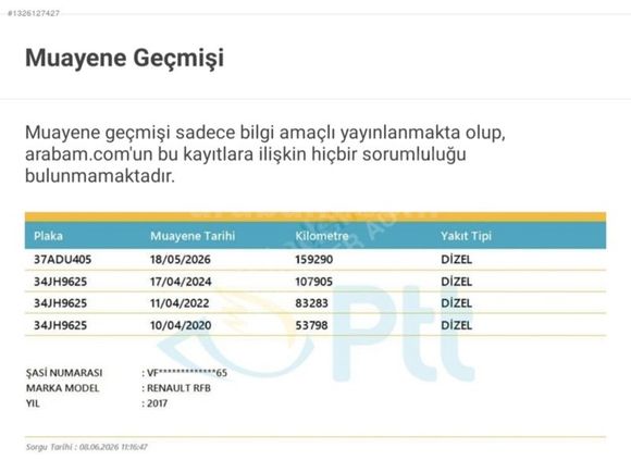 MEGAN 4 HATASIZ BOYASIZ KM 168000