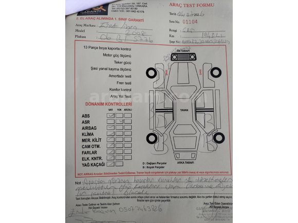 Sahibinden Fiat Linea 1.3 Multijet Dynamic 2008 Model