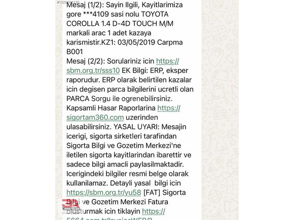 3A PREMİUM 2018 COROLLA 1.4 DİZELOTOMATİK 193 BİNDE KARTA TAKSİT