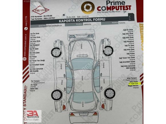 3A PREMİUM 2018 COROLLA 1.4 DİZELOTOMATİK 193 BİNDE KARTA TAKSİT
