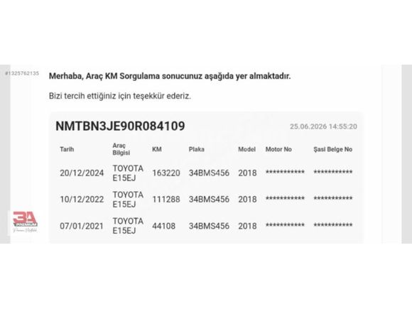 3A PREMİUM 2018 COROLLA 1.4 DİZELOTOMATİK 193 BİNDE KARTA TAKSİT