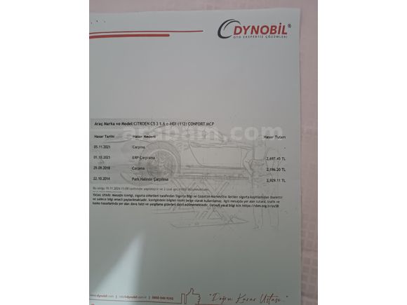 Sahibinden Citroen C5 1.6 e-HDi Confort 2011 Model
