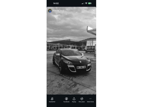 Sahibinden Renault Megane 1.5 dCi Dynamique 2010 Model  277.000 km Siyah