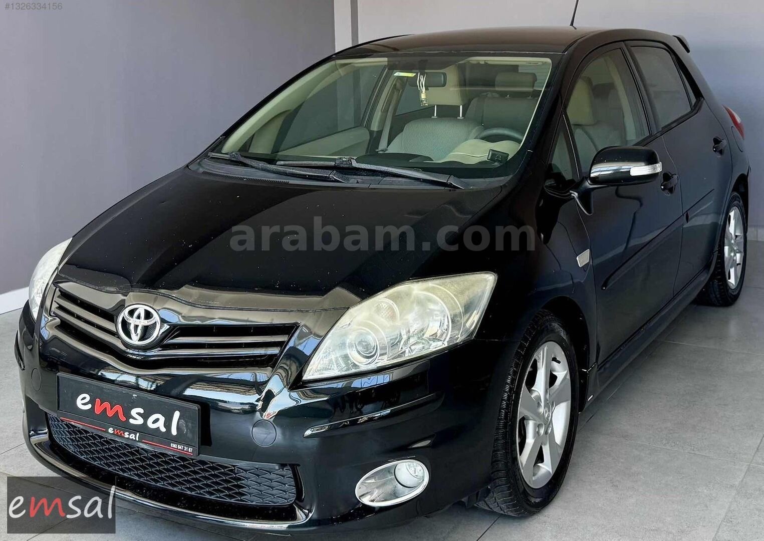'EMSAL'den 2011 Toyota Auris 1.4 D-4D İçi Bej Boyasız Değişensiz 3