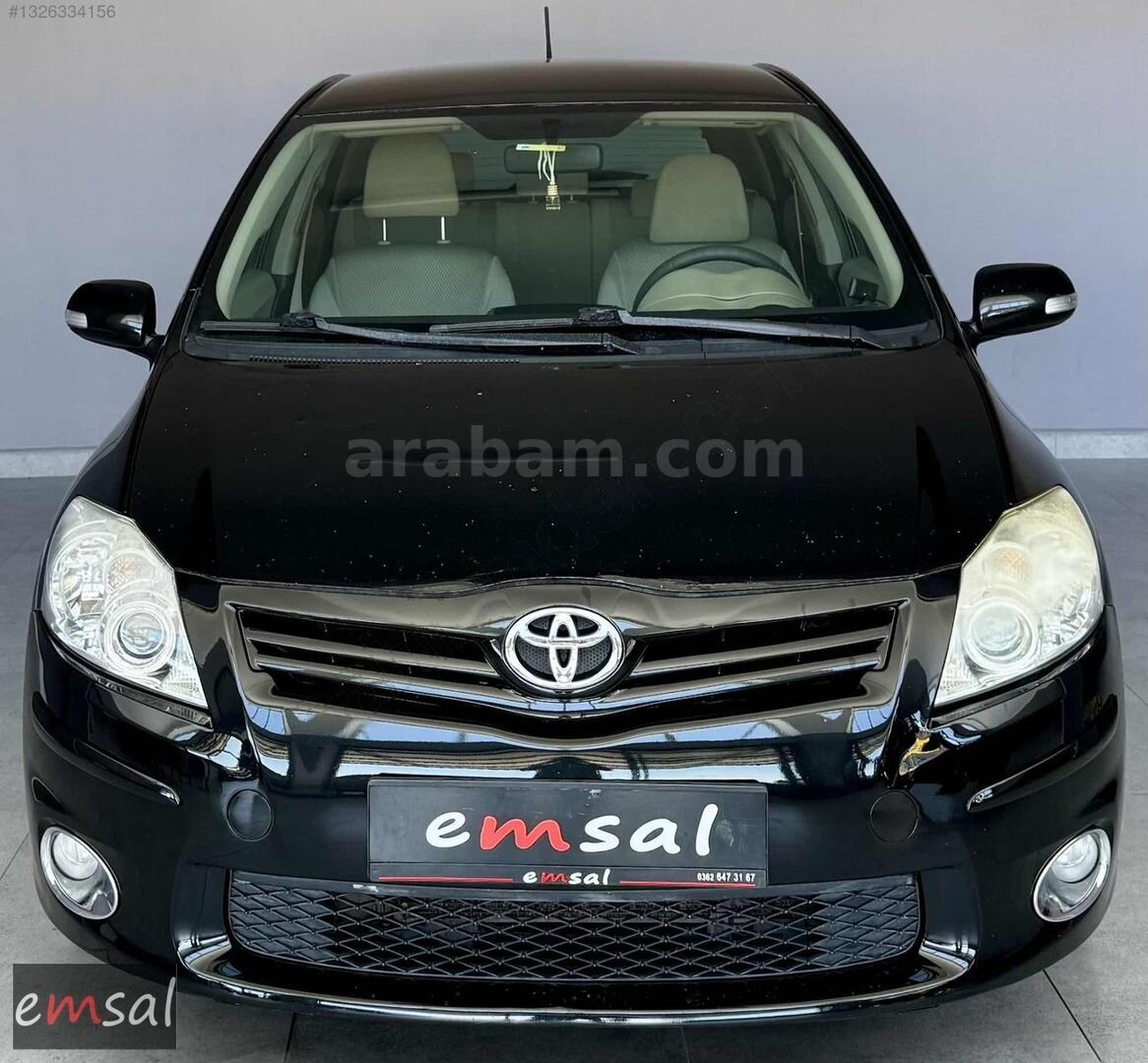 'EMSAL'den 2011 Toyota Auris 1.4 D-4D İçi Bej Boyasız Değişensiz 1