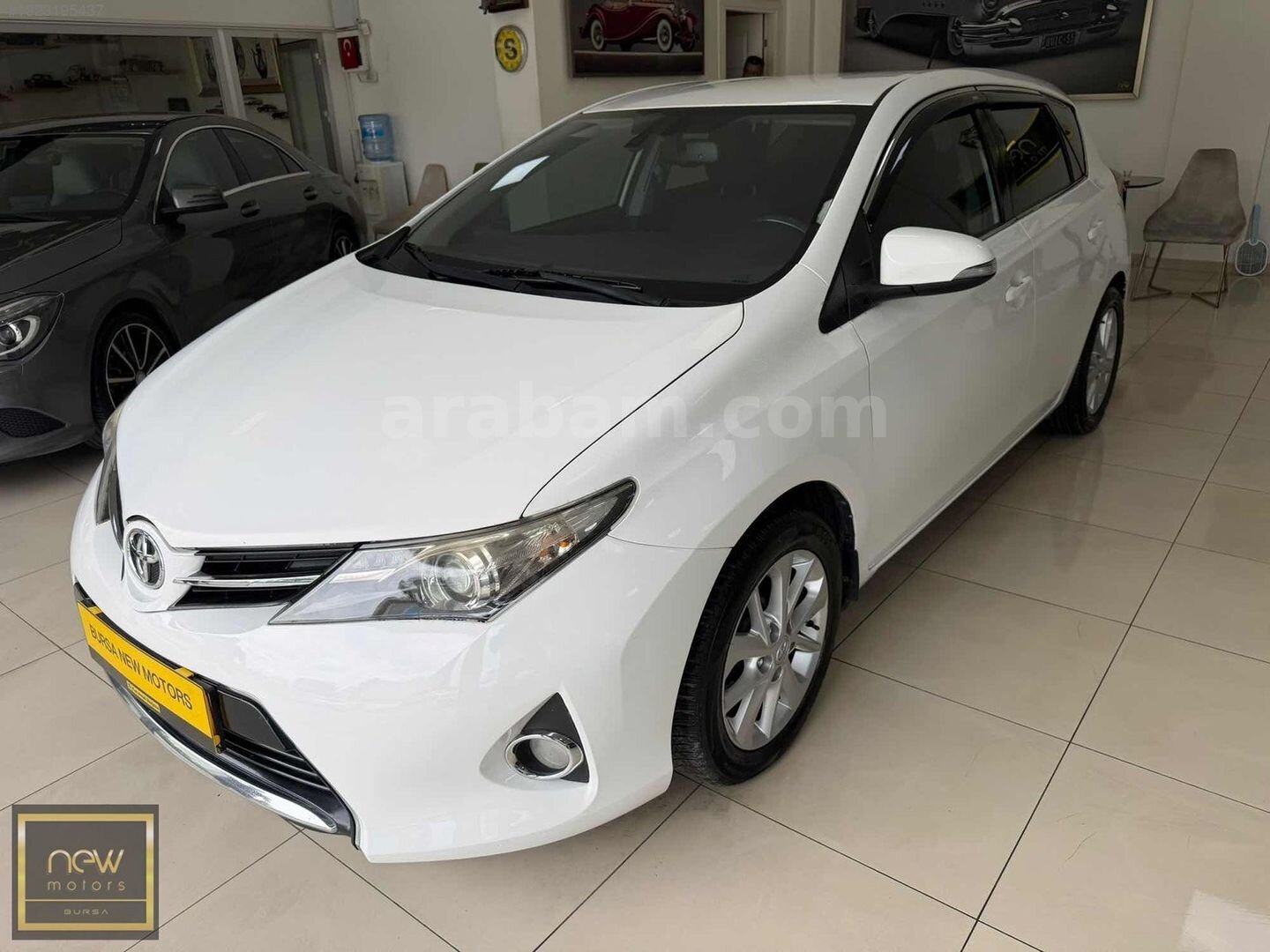 Galeriden Toyota Auris 1.4 D-4D Advance 2013 Model Bursa 231.000 km Beyaz 5