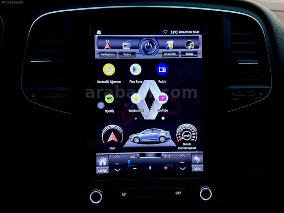 2019 MODEL RENAULT MEGANE 1.6 JOY TESLA EKRAN HATASIZ