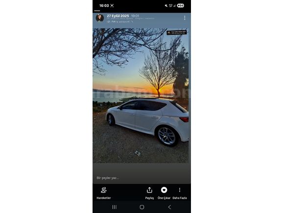 Sahibinden Seat Leon 1.6 TDI Style 2016 Model