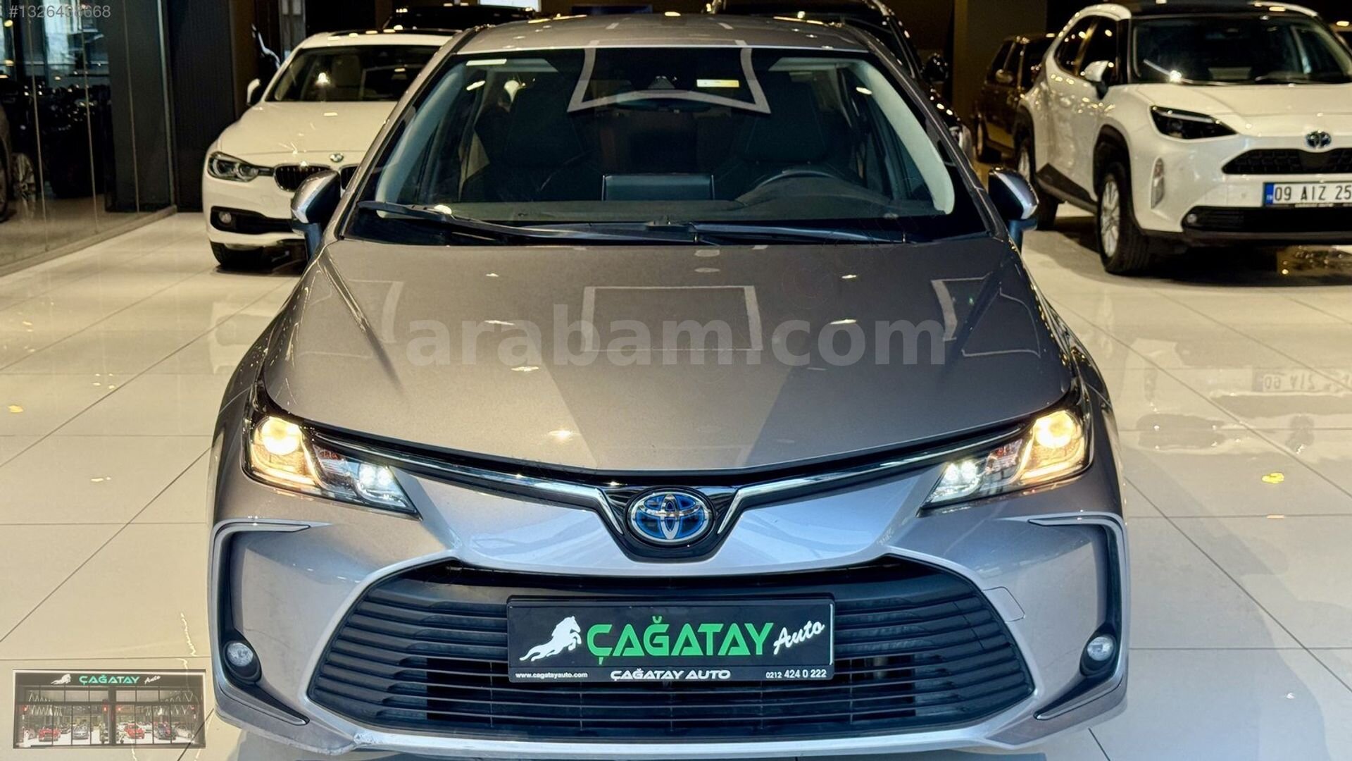 Galeriden Toyota Corolla 1.8 Hybrid Dream 2021 Model İstanbul 57.500 km Gri 2