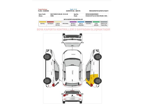 Sahibinden Ford Focus 1.6 TDCi Style 2014 Model 