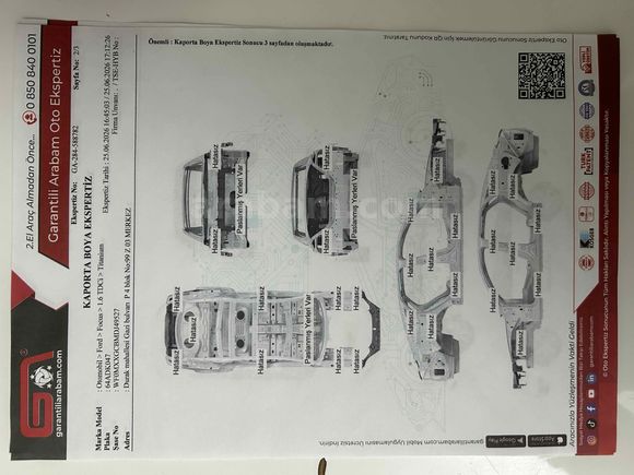  Focus Bakımlı değişensiz 1.6 TDCi Titanium  