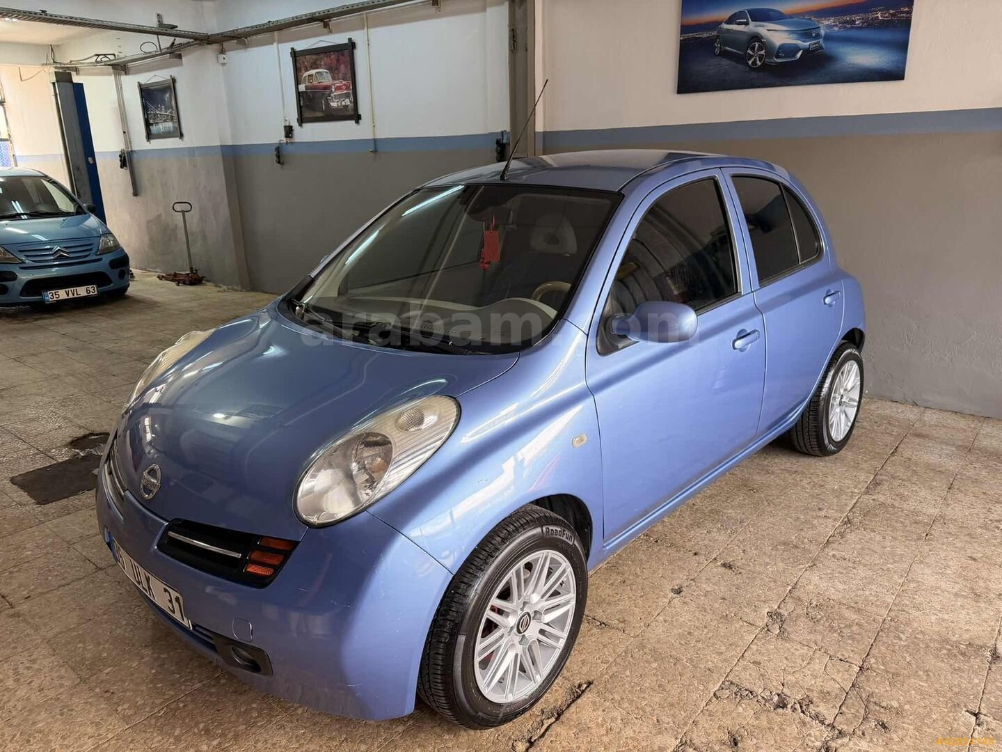 Galeriden Nissan Micra 1.2 Tekna 2004 Model İzmir 291.000 km Mavi 3