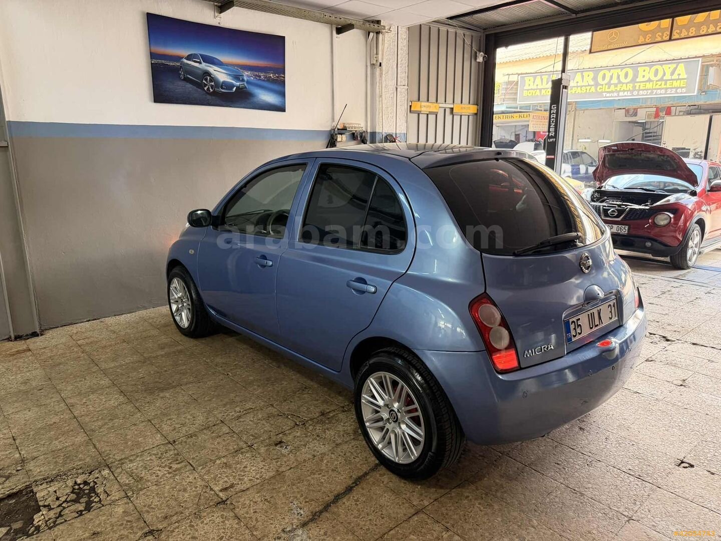 Galeriden Nissan Micra 1.2 Tekna 2004 Model İzmir 291.000 km Mavi 5