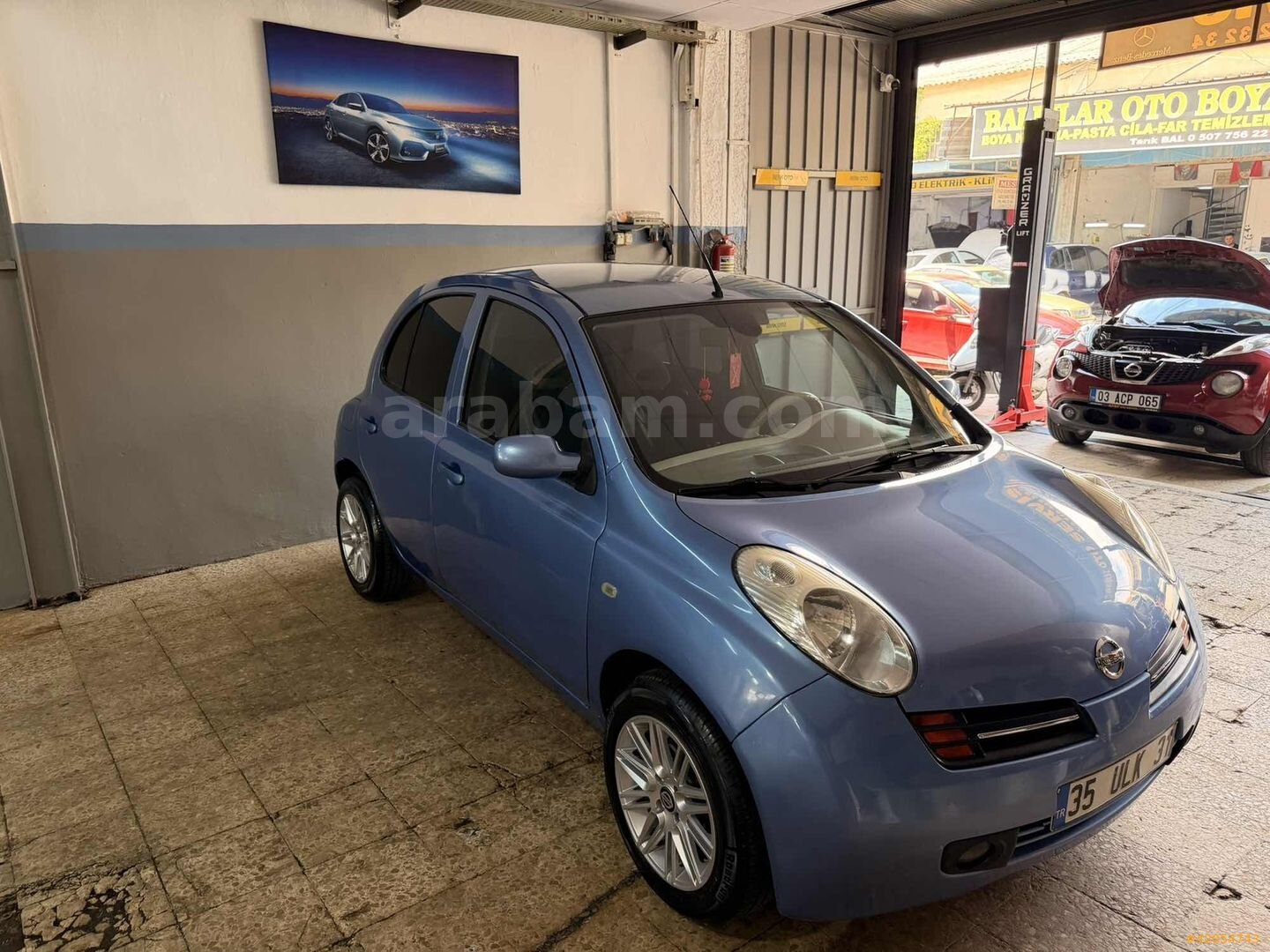 Galeriden Nissan Micra 1.2 Tekna 2004 Model İzmir 291.000 km Mavi 2