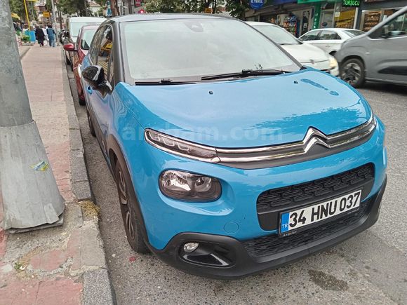 Sahibinden Citroen C3 1.2 PureTech Shine 2020 Model  120 km Mavi