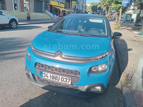 Sahibinden Citroen C3 1.2 PureTech Shine 2020 Model  120 km Mavi