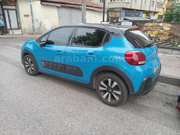 Sahibinden Citroen C3 1.2 PureTech Shine 2020 Model  120 km Mavi